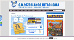 Desktop Screenshot of pozoblancofutbolsala.es