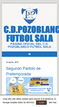 Mobile Screenshot of pozoblancofutbolsala.es